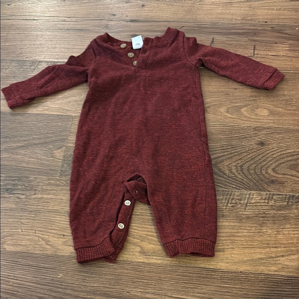 Old Navy Red One Piece Sleeper